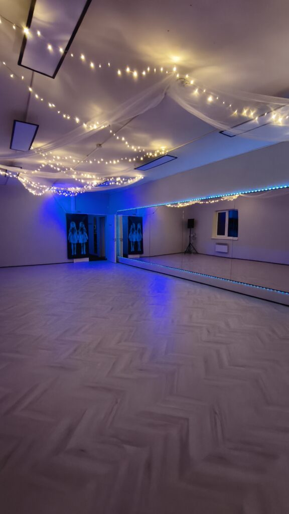 Havana room in Muevete Studio, full led and party mode ON